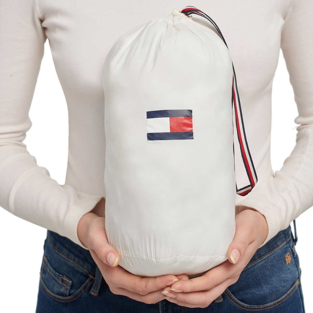 TOMMY HILFIGER Ladies Hooded Jacket Women's Puffer - Picture 7 of 7